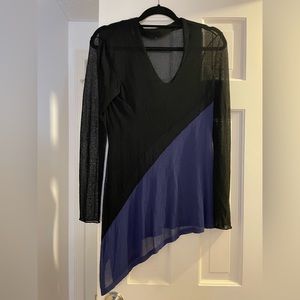 Eileen Fisher Asymmetrical Long Sleeve Top